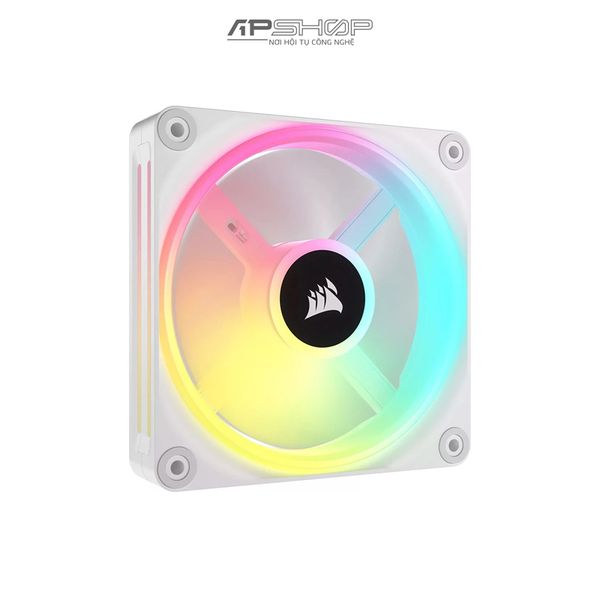 Fan Corsair iCUE LINK QX140 White | Magnetic Dome RGB Fan | 1 Fan | Chính hãng