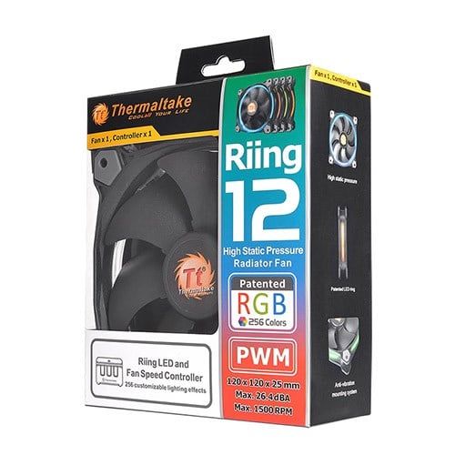 Fan Thermaltake Riing 12 Led RGB - Single Fan Pack