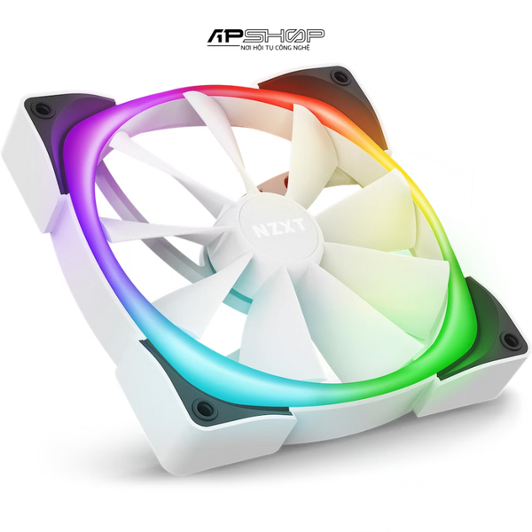 Fan NZXT AER RGB 2 White Twin Starter 2 Fan 140mm | Chính hãng