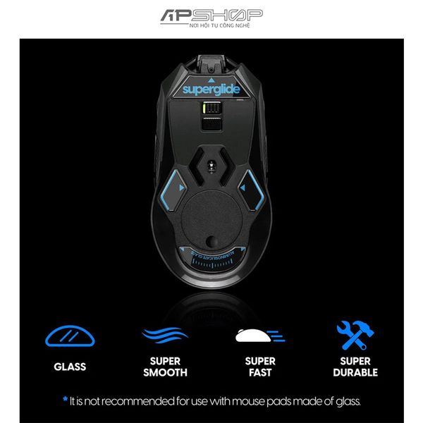Feet chuột thủy tinh Pulsar Superglide for Logitech G903 Wireless | Chính hãng