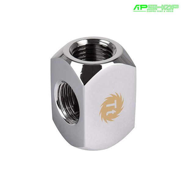 Fit Nối Ống Thermaltake Pacific 4 Way G1/4 Connector Block - Chrome