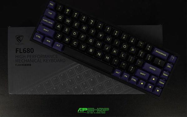 Bàn phím FL Esport FL680SAM Night Black 3 Mod | Chính hãng