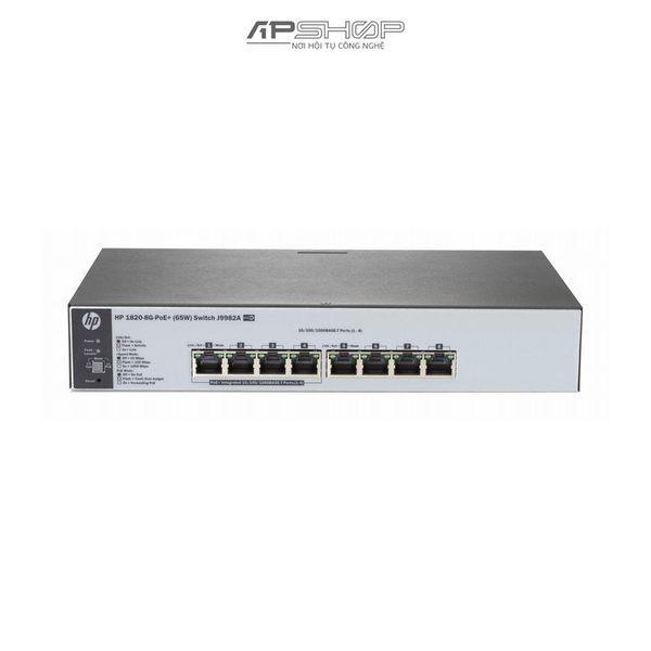 Switch HPE OfficeConnect 1820 8G PoE+ (65W) Switch J9982A - Hàng chính hãng