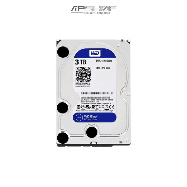 HDD Western Digital 3TB 5400RPM Blue  - Hàng chính hãng