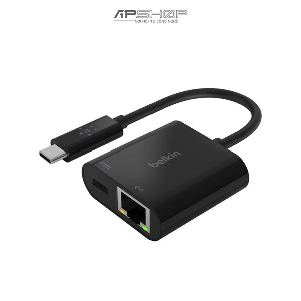 Hub Belkin USB C to Ethernet + Sạc 60W | Chính hãng