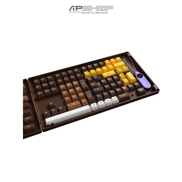 Keycap AKKO Chocolate PBT Double-Shot ASA profile | Chính hãng