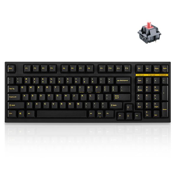 Leopold FC980M PD Dark Yellow Font