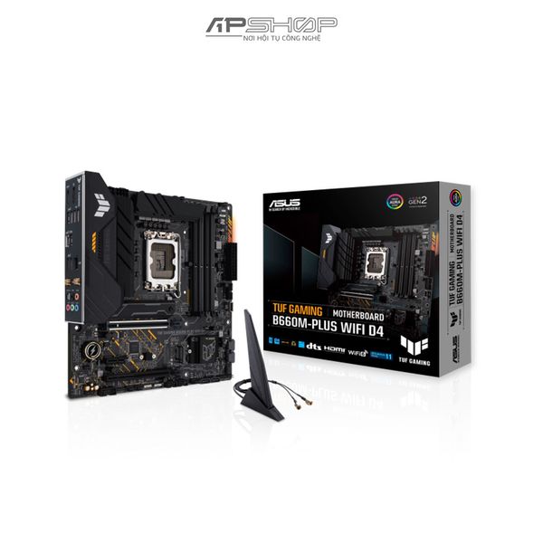 Mainboard Asus TUG GAMING B660M-PLUS WIFI D4 | Chính hãng