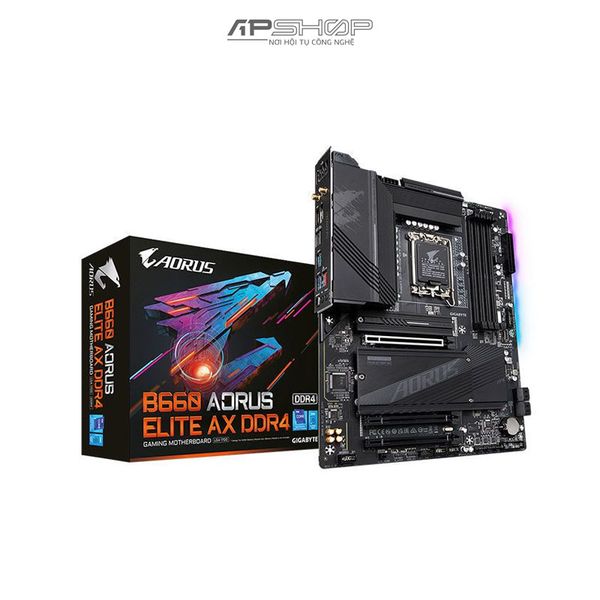 Mainboard GIGABYTE B660 AORUS ELITE AX DDR4 | Chính hãng