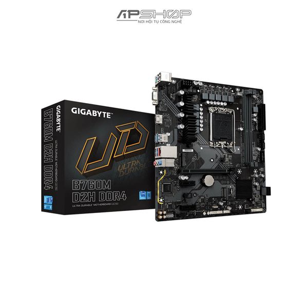 Mainboard Gigabyte B760M D2H DDR4 Hỗ trợ CPU 13th/ 12th | Chính hãng