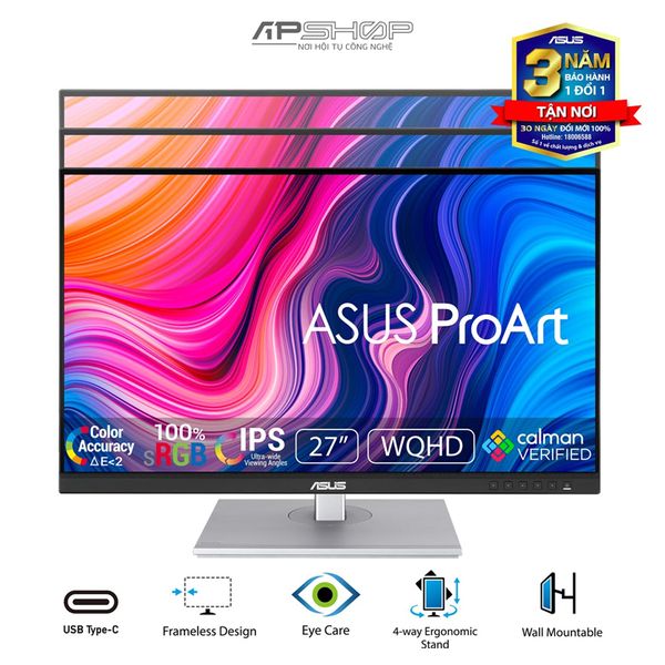 Màn Hình ASUS ProArt PA278CV Professional Monitor 27