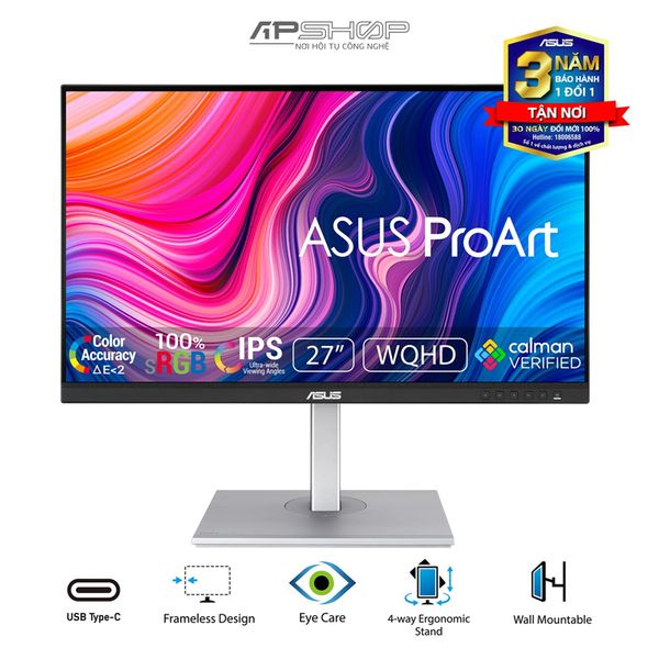 Màn Hình ASUS ProArt PA278CV Professional Monitor 27