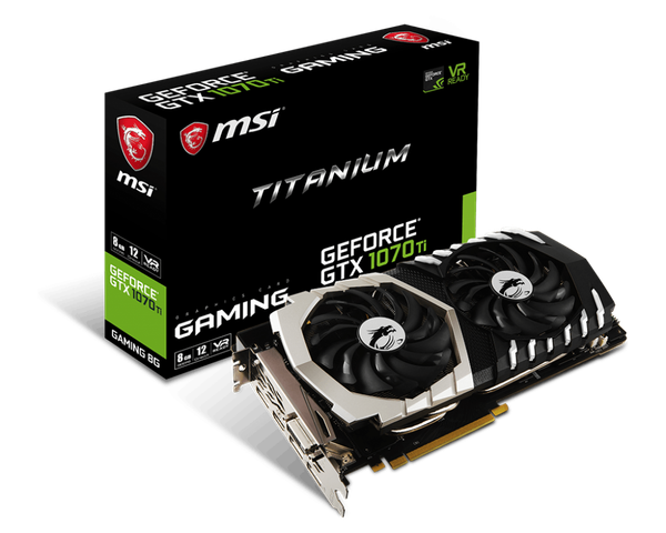 MSI GTX 1070 Ti Titanium 8GB