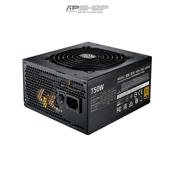 Nguồn Cooler Master MWE Gold 750 V2 Full Modular | Chính hãng