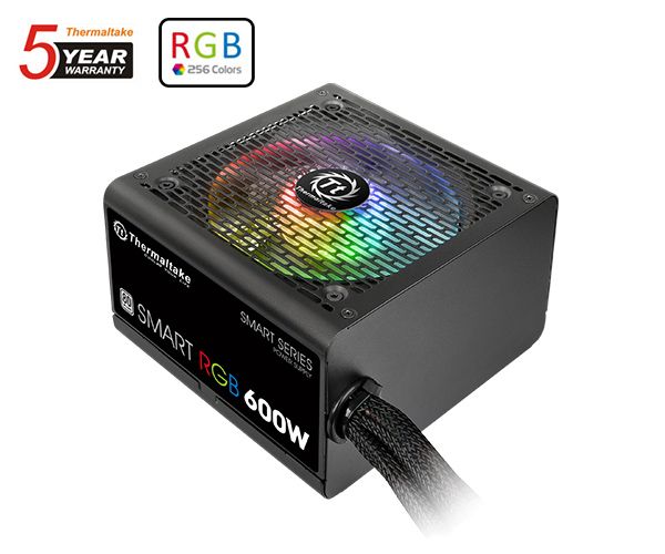 Nguồn Thermaltake Smart RGB 600W 80 Plus Standard