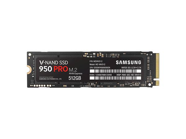 SSD Samsung 950Pro 512GB