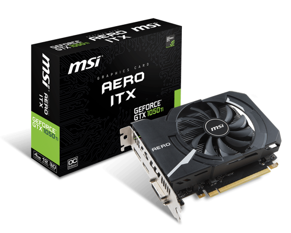 MSI GTX 1050 Ti Aero ITX 4G OC