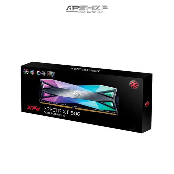 Ram Adata XPG D60 RGB 8GB 1x8GB Bus 3200 | Chính hãng