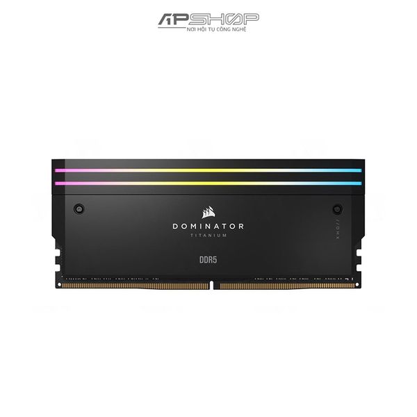 Ram Corsair DDR5 Bus 6000 48GB 2x24GB | DOMINATOR TITANIUM Black RGB | 1.4V | Chính hãng