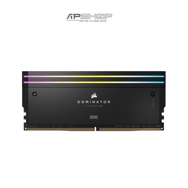 Ram Corsair DDR5 Bus 6000 64GB 2324GB | DOMINATOR TITANIUM Black RGB | 1.4V | Chính hãng
