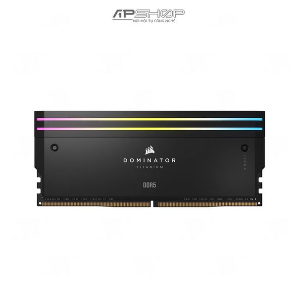 Ram Corsair DDR5 Bus 6400 32GB 2x16GB | DOMINATOR TITANIUM Black RGB | 1.4V | Chính hãng