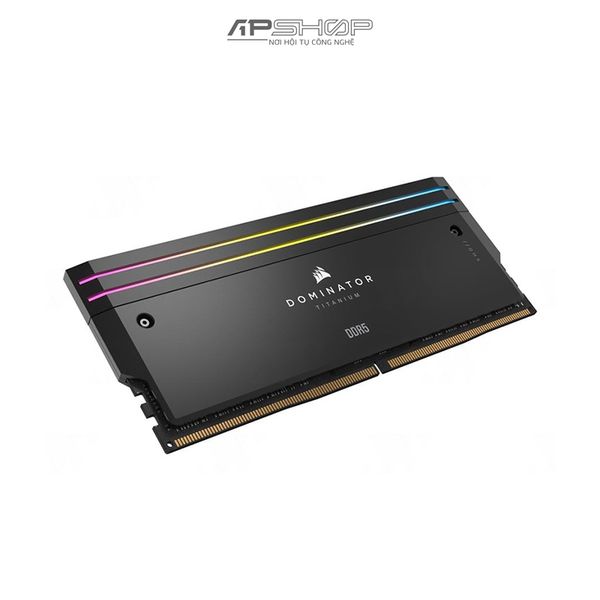 Ram Corsair DDR5 Bus 6400 64GB 2x32GB | DOMINATOR TITANIUM Black RGB | 1.4V | Chính hãng