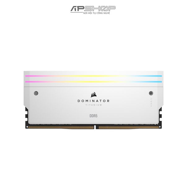 Ram Corsair DDR5 Bus 7000 32GB 2x16GB | DOMINATOR TITANIUM White RGB | 1.45V | Chính hãng