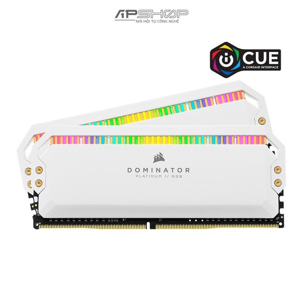 Ram Corsair Dominator Platinum RGB 32GB 2 X 16GB Bus 3200 Cas 16 White