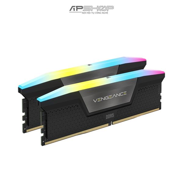 Ram Corsair Vengeance RGB Black 32GB (2 x 16GB) Bus 6000 C36 DDR5 | Chính hãng