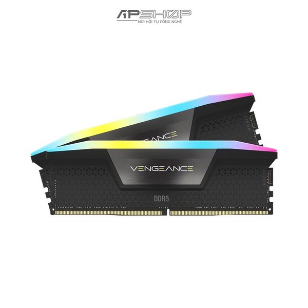 Ram Corsair Vengeance RGB Black 32GB (2 x 16GB) Bus 5600 C40 DDR5 | Chính hãng