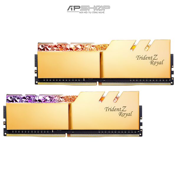 Ram GSKill Trident Z Royal 16GB 8GB X 2 Bus 3600 C18D Gold