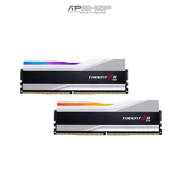 Ram GSkill Trident Z5 RGB 2 x 16GB 32GB Bus 5600 CL36 DDR5 Silver | Chính hãng