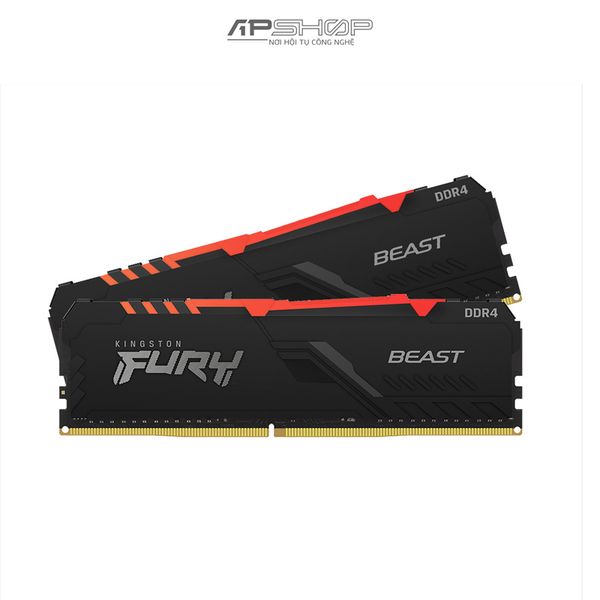 Ram Kingston Fury Beast RGB 16GB 2x8GB Bus 3600 CL17 | Chính hãng