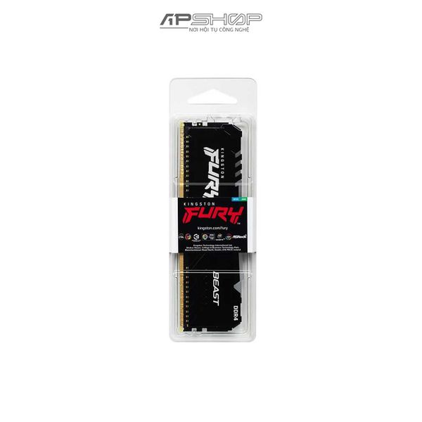 Ram Kingston Fury Beast RGB 1x16GB Bus 3200 CL16 - Hàng chính hãng