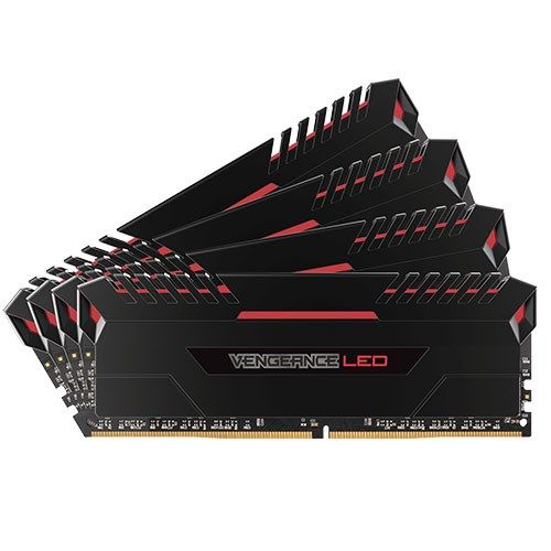 Ram Corsair Vengeance Led Red 4 x 16GB 64G bus 3000 C15