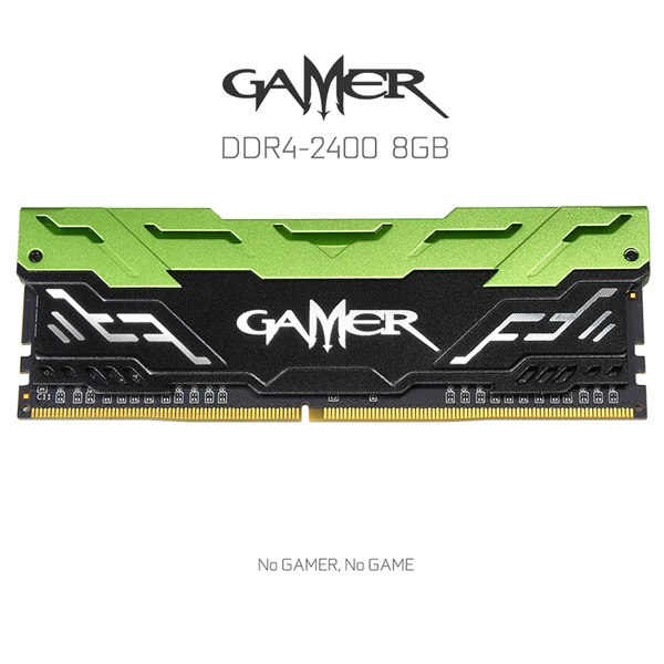 Ram Galax Gamer 8GB bus 2400 C16 DDR4 Green Led