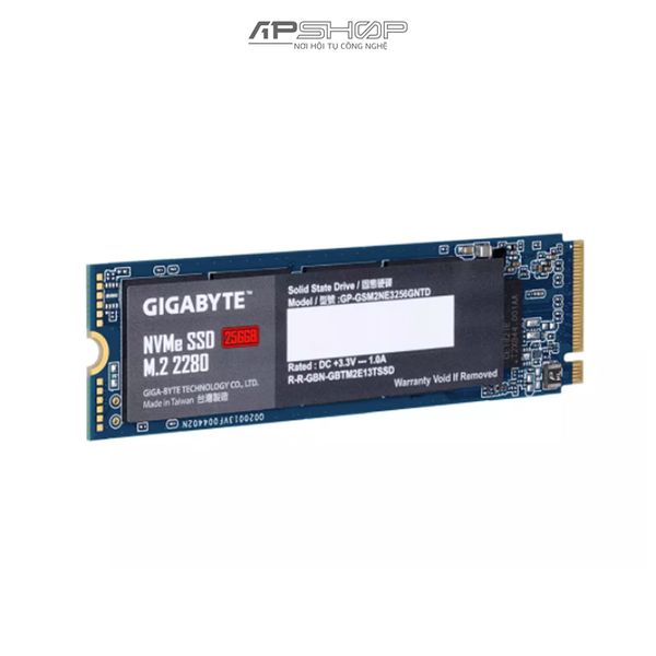 SSD Gigabyte NVMe Gen3 256GB - Chính hãng