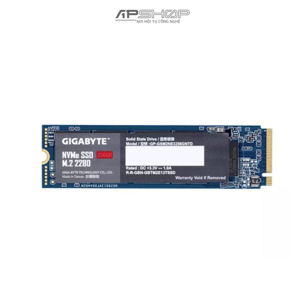 SSD Gigabyte NVMe Gen3 256GB - Chính hãng