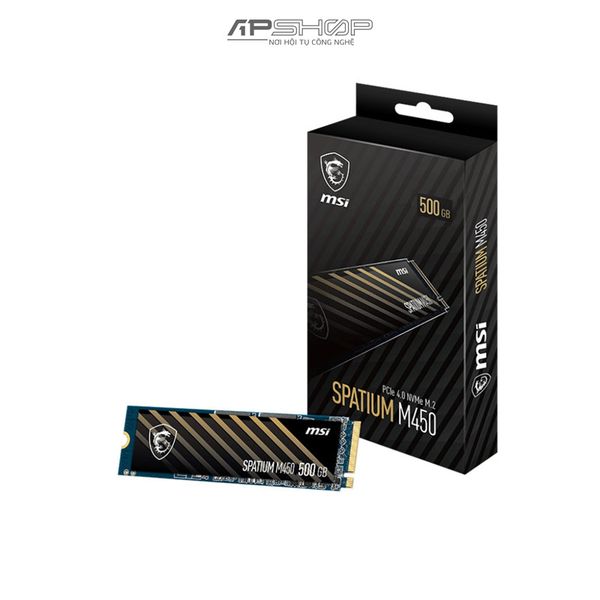 SSD MSI SPATIUM M450 PCIe 4.0 NVMe M.2 500GB | Chính hãng