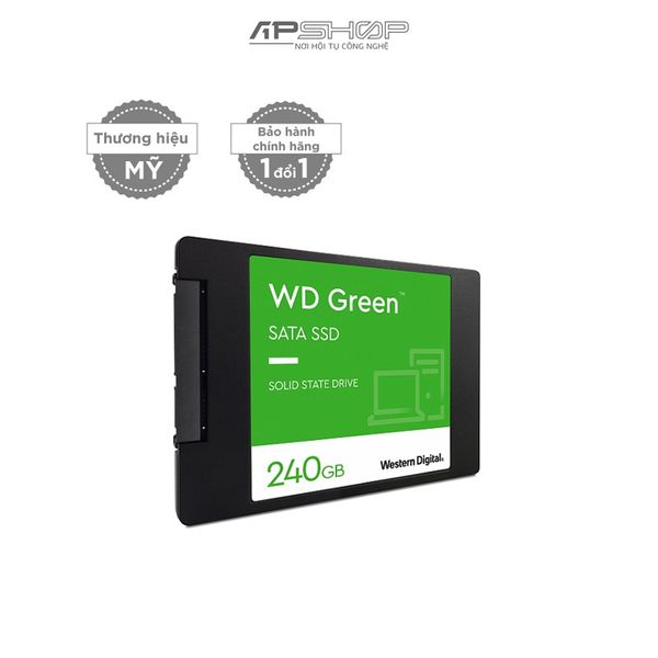 SSD Western Digital WD Green Sata III 240GB 2022 | Chính hãng
