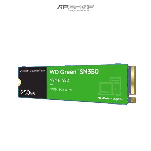 SSD Western SN350 Green 250GB NVMe PCIe Gen3x4 | Chính hãng | WDS250G2G0C