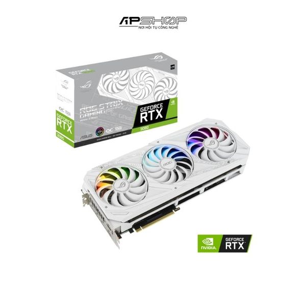 VGA ASUS ROG STRIX RTX 3080 OC Edition 10GB V2 GAMING WHITE | Chính hãng