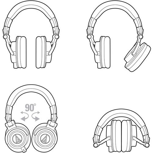 Tai nghe AudioTechnica ATH M50X