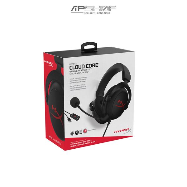 Tai nghe HyperX Cloud Core 7.1 | Sự lựa chọn hàng đầu cho Game thủ