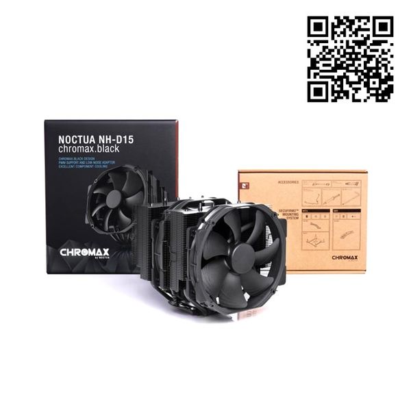 Tản Nhiệt Khí Noctua NH D15 chromax.black | Chính hãng