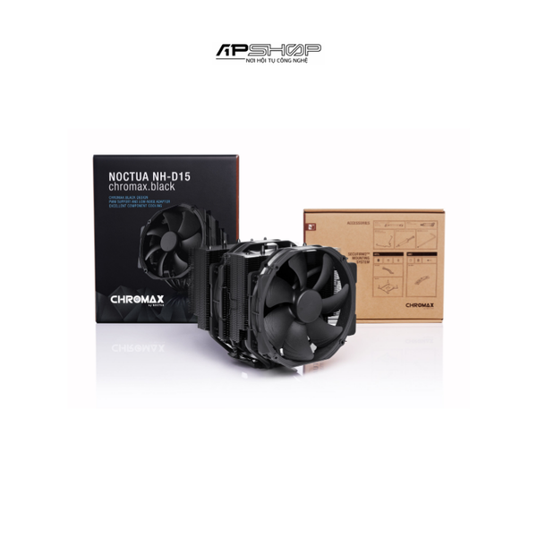 Tản Nhiệt Khí Noctua NH D15 chromax.black | Chính hãng