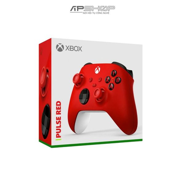 Tay cầm Microsoft Xbox One X Pulse Red | Chính hãng