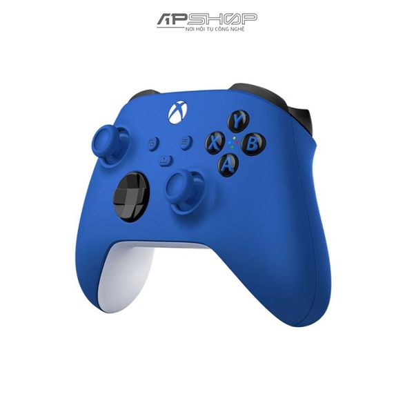 Tay cầm Microsoft Xbox One X Shock Blue | Chính hãng