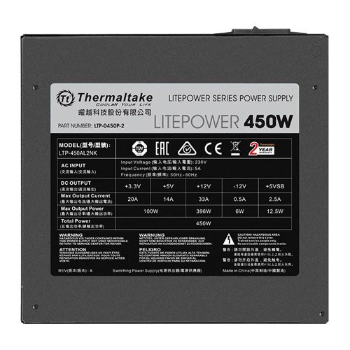 Nguồn Thermaltake Litepower 450W