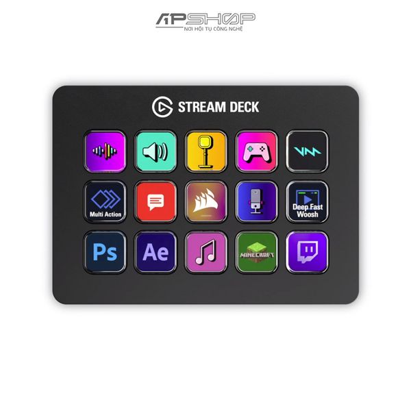 Thiết bị Stream Elgato StreamDeck MK.2 | Chuyên cho Streamer | Chính hãng